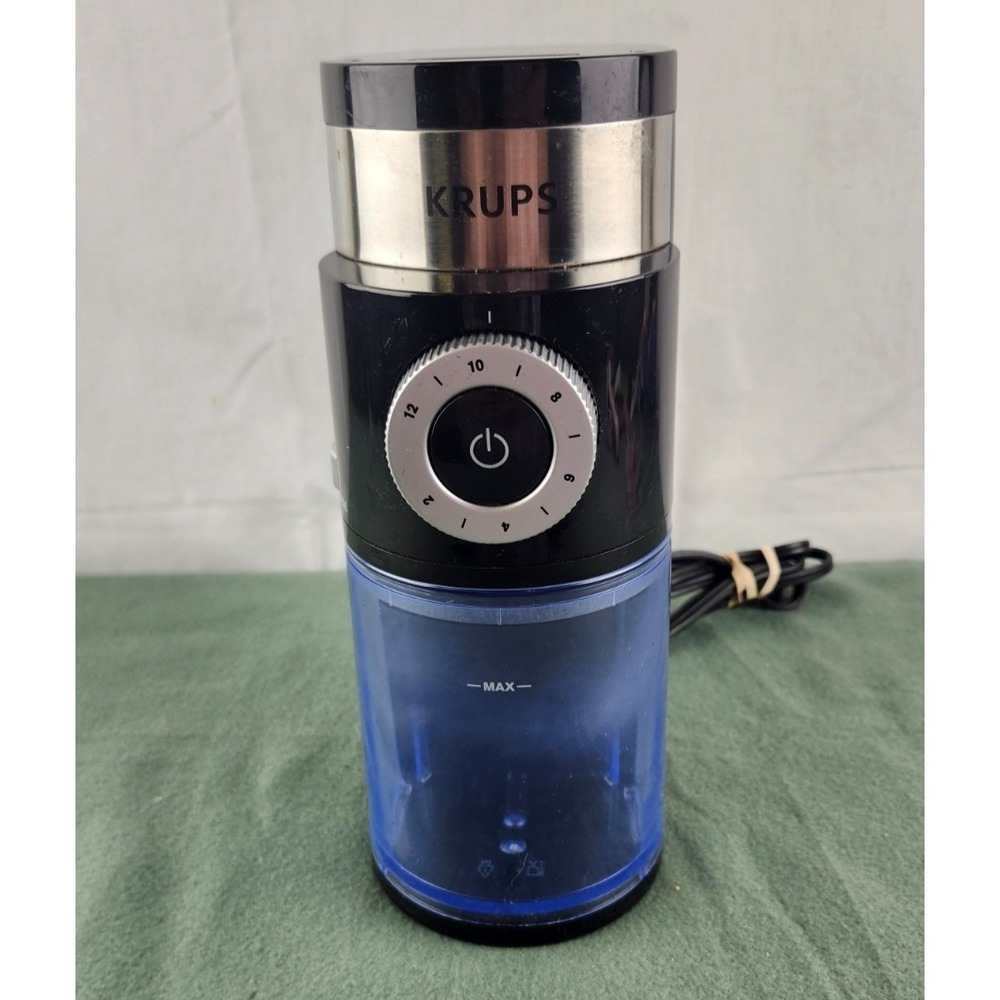 KRUPS GX5000 Professional Electric Coffee Burr Grinder - Black‎